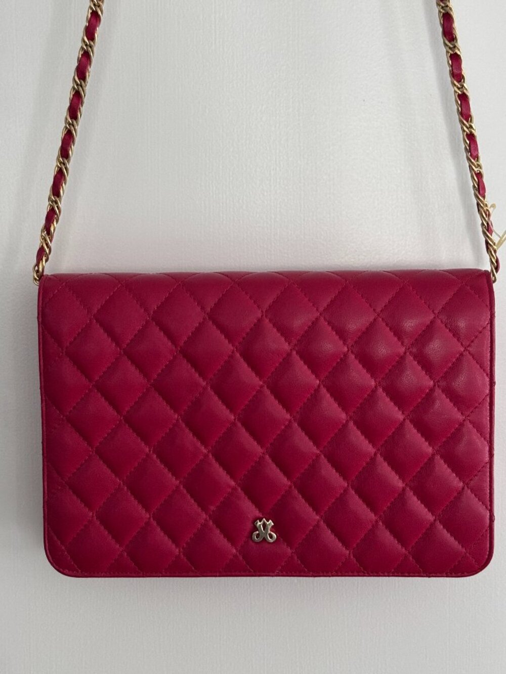 Jay Herbert of New York, Authentic Vintage Quilted Red Leather Handbag,New w/Tag